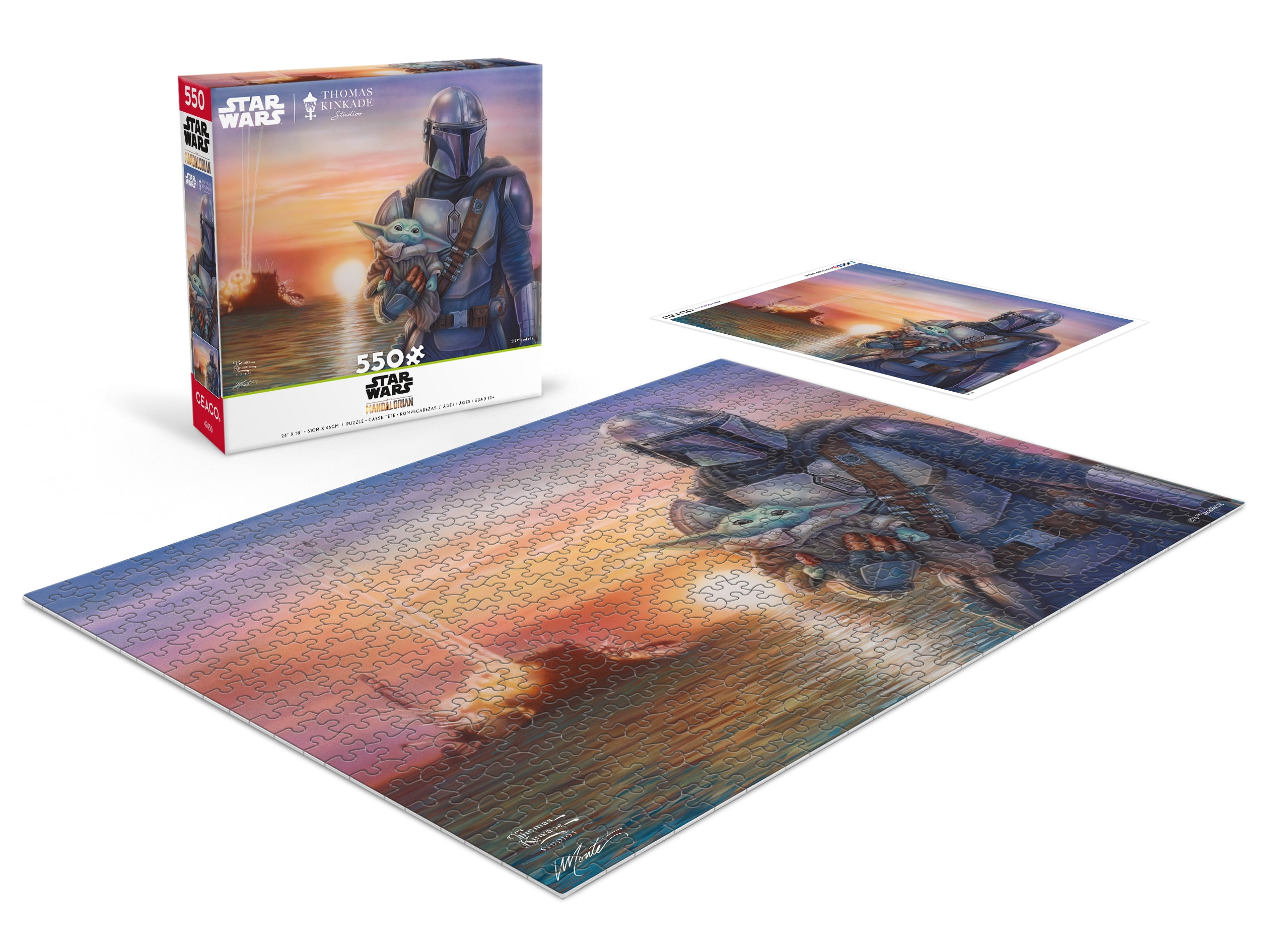 Ceaco - Thomas Kinkade - Mandalorian - A New Direction - 550 Piece Interlocking Jigsaw Puzzle