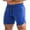 Dark Blue, variant on Idoravan Mens Casual Solid Fitness Shorts Elastic Waist Quick-drying Sports Pants