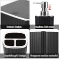 thumbnail image 5 of Bathroom Accessories Set - Gorgeous Bathroom Set, 10PC Bathroom Accessory Set, Toilet Brush, Trash Can, Qtip Holder Dispenser & Soap Dispenser, 5 of 13