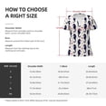 thumbnail image 4 of Uemuo Seahorses and Hearts Drawing Women's Deep V-Neck Low Cut Tops - Casual Loose Fit with Stainless Steel Loop, Soft, Breathable, Perfect for Office, Travel, and Daily Wear-X-Large, 4 of 5