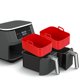 thumbnail image 1 of Olla de silicona para freidora de aire, 2 uds., Compatible con DZ201 Foodi 8QT, revestimiento de freidora de aire de silicona reutilizable, accesorios para freidora de aire, 1 of 6