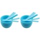 thumbnail image 1 of Juego de 12 para Mezclar Pegamento Azul con Cucharas para Hacer Manualidades con Slime, para Mezclar Reutilizables de Plástico PP, 1 of 5