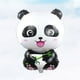 thumbnail image 4 of EeaseMX 10 globos de aluminio con forma de panda, decoración creativa de animales para festivales, fiestas y cumpleaños (negro), 4 of 8