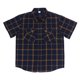 thumbnail image 2 of Blusa y camisa de manga corta con cuello vuelto para hombre, moda informal, botones, bolsillos dobles, solapa, manga corta con blusas, blusa de algodón y poliéster para hombre, 2 of 4