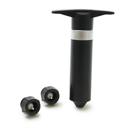 - 210045 Single Action Pump for Wine, Wine Pump set includes one pump and two wine stoppers By Peugeot