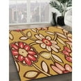 thumbnail image 3 of Ahgly Company Machine Washable Indoor Rectangle Transitional Yellow Orange Area Rugs, 2' x 4', 3 of 7