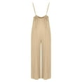thumbnail image 4 of Zekutng 2 Piece Sets for Women Loose Washed Frayed Wide Leg Overalls with Denim Jumpsuit,Sizes S-3XL, 4 of 6