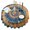 Orange Blue Tie, variant on Orange Blue Tie Dye Mandala Pattern Round Tablecloth 60"x60",Wrinkle Wipeable Table Cloth for Kitchen Dining Room Picnic Patio Party