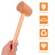 thumbnail image 3 of ColoMX 1pc Hammer de madera de madera Natural Mallet Herramienta de mariscos de mariscos de madera maciza, 3 of 7