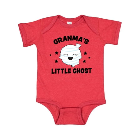 

Inktastic Cute Granma s Little Ghost with Stars Gift Baby Girl Bodysuit