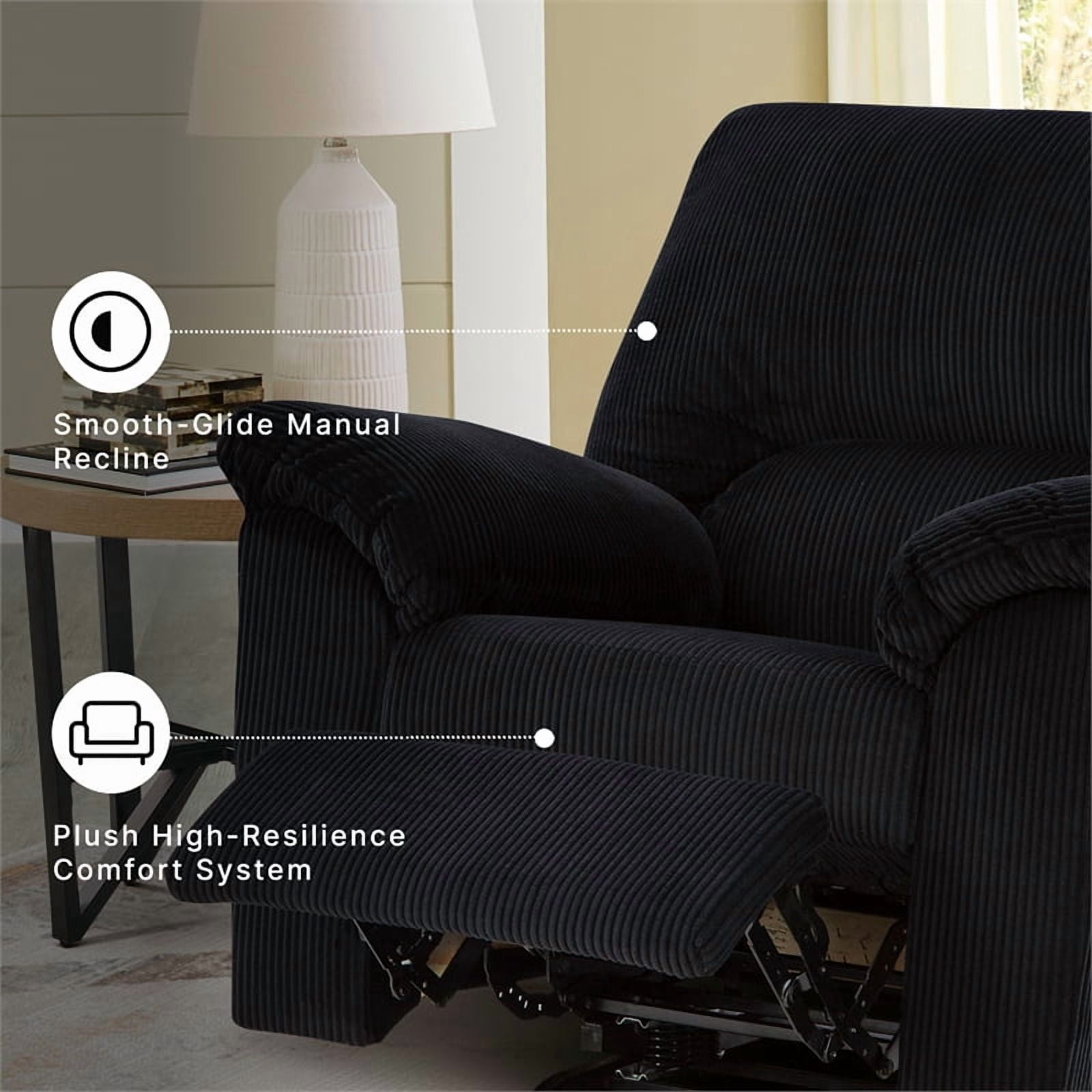 Signature Design by Ashley Furniture SimpleJoy Onyx Recliner
