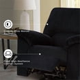 thumbnail image 2 of Signature Design by Ashley Furniture SimpleJoy Onyx Recliner, 2 of 16