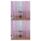 thumbnail image 2 of Ounissouiy Home Hotel Romantic Window Curtain Living Furniture Bedroom Decor Drape Soft Accessory Breathable Full Room Flocking rosado 2piezas, 2 of 6