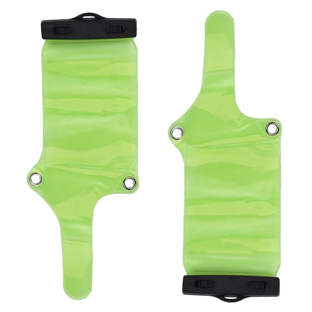 Caso impermeable para walkie talkie, bolsita de caja impermeable de radio portátil de 2 piezas, compatible con UV5R/UV82/BF-888S, material de PVC, clip ABS de Alta Resistencia,