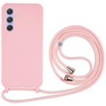thumbnail image 1 of KAIYANG Funda protectora integrada de TPU para Samsung Galaxy A35 5G, estilo G azul oscuro, color rosa, 1 of 5