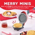 thumbnail image 2 of Máquina para Waffles MINI Eléctrica DASH Disney Mickey Mouse Santa, 2 of 6