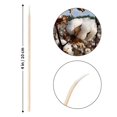 thumbnail image 4 of 500 Count Microblading Cotton Swab, Cotton Swabs Pointed Tip, Wood Cotton Stick, Cotton Tipped Makeup Cosmetic Applicator Sticks, Tattoo Permanent Sup, 4 of 4