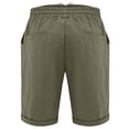 thumbnail image 4 of Lmueinov Women's Casual Sweat Shorts, High Waisted Drawstring Bermuda Shorts with Pockets, Lightweight Athletic Summer Lounge, 4 of 6