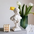 thumbnail image 2 of Estatua de Estatuilla de Cabeza de Niña, Decoración de Habitación de Escultura de Resina pa Mujer, Decoración de Estatua pa Sala de Est, Dormito blanco perfecl Figura gente famosa, 2 of 7