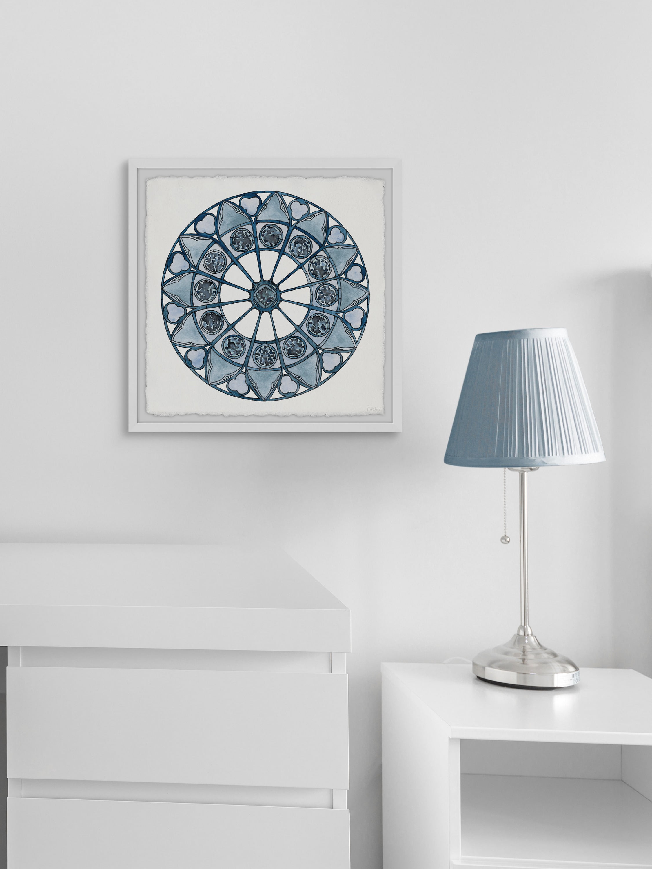 Parvez Taj Ice Cold Circles Framed Wall Art
