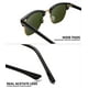 thumbnail image 5 of Gafas de Sol Pro Acme Semi-Marco Cuadradas con Lentes 100% de Vidrio, 5 of 6