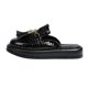 thumbnail image 3 of Zapatos Sin Cordones Mules para Mujer Cadena Metal Punta Redonda Espalda, 3 of 9