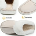 thumbnail image 3 of Northblanc Slippers for Women Comfortable Memory Foam Soft Fleece Lining Slip on House Shoes Indoor/Outdoor, 3 of 9