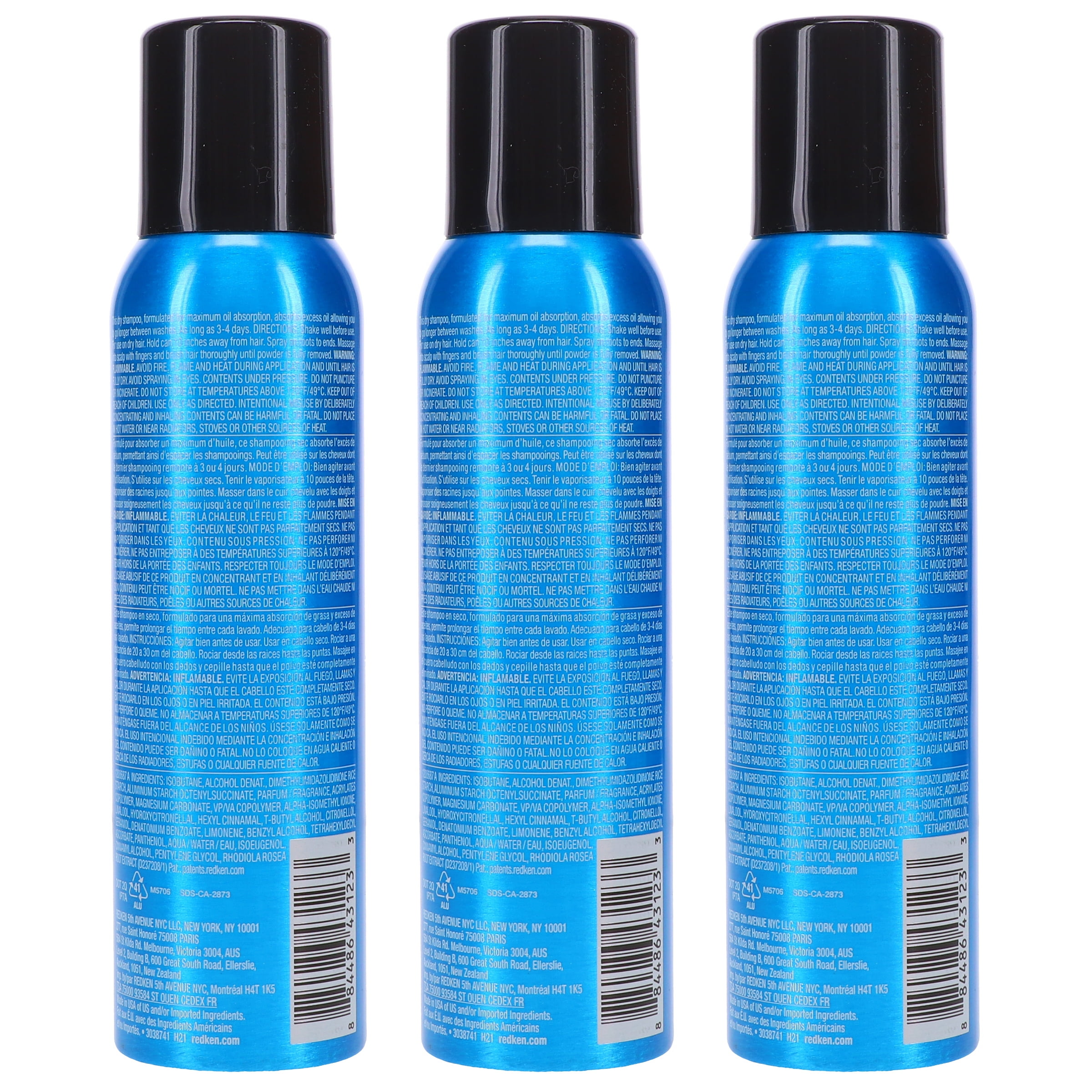 Redken Deep Clean Dry Shampoo 3.1 oz 3 Pack