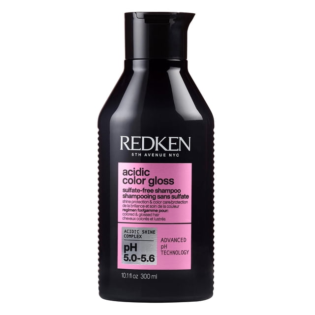 REDKEN- Shampoo Acidic Color Gloss| Shampoo para protección de color y brillo intenso | Para cabello teñido | Libre de sulfatos | Formulado con una Mezcla de aminoácid