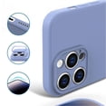 thumbnail image 3 of Funda de teléfono mejorada a prueba de golpes, fina funda de silicona cómoda para la serie 14, iPhone 14plus, color blanco, 3 of 5