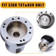 thumbnail image 3 of HAHDAXIA EZGO Steering Wheel Adapter fit EZGO TXT&RXV Golf Cart Steering Wheel Adapter Chrome Hub(Silver), 3 of 7
