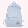 thumbnail image 5 of Bolsa Mochila para mujer Mochilas de viaje simples plisadas Moda para deportes al aire libre (Azul) Ehuebsd Para Estrenar, 5 of 5