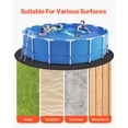 thumbnail image 6 of KFFKFF 15ft Circular Pool Cushion, Underlayment for Elevated Aquatic Facilities, Enhanced Thickness Swimming Pool Mat, Deters Piercing, Reused Geotextile Fabric Padding, Prolongs Liner Durability, 6 of 9