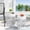 White, variant on Set of 2 Powder-Coated Iron End Tables for Outdoor Patio, Black Side Table with Laser Cut Design, 13.75x13.75x18 Inches