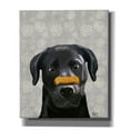thumbnail image 1 of Epic Graffiti 'Black Labrador With Bone on Nose' by Fab Funky, Canvas Wall Art, 20"x24", 1 of 3