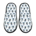 thumbnail image 1 of Fotbe Skiing Penguin Funny Pantuflas Peludas para Mujer con Estampado, Zapatillas de Peluche, Zapatos de Invierno para Casa, Uso Interior y Exterior-Large, 1 of 8