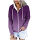 thumbnail image 1 of Sudadera con capucha de manga larga para mujer, informal, con capucha, para exteriores y chaquetas, a la moda, con estampado, de manga larga, con bolsillos, 1 of 4