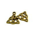 thumbnail image 3 of 50 piezas de dijes colgantes con nudo celta triangular para hacer joyas Oro, 3 of 8