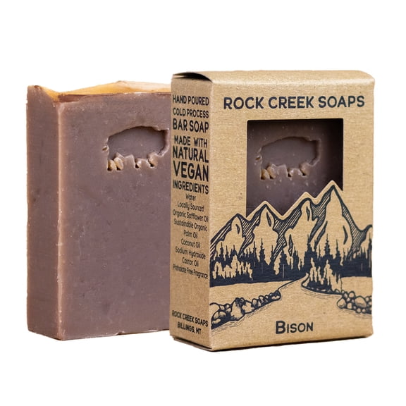 Rock Creek Soaps - Vegan Bar Soap - Bison