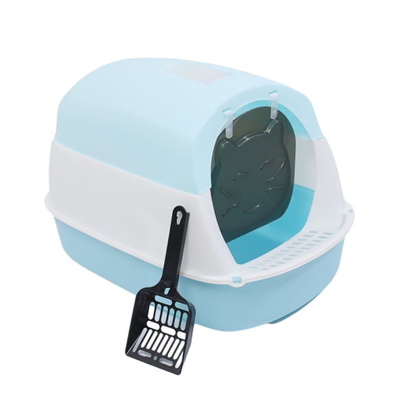 Plastic Litter Box for Senior Cats Easy Entry Easy to Clean Litter Pans