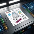 thumbnail image 3 of LEGO Star Wars Sticker - R2D2 (53762), 3 of 6