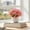Pink, variant on Clearance Artificial flowers under $1,Artificial Potted Plants Plastic Greenery In Pots Small Topiary Shrubs For Centerpiece Desk Room House Decor Decoration