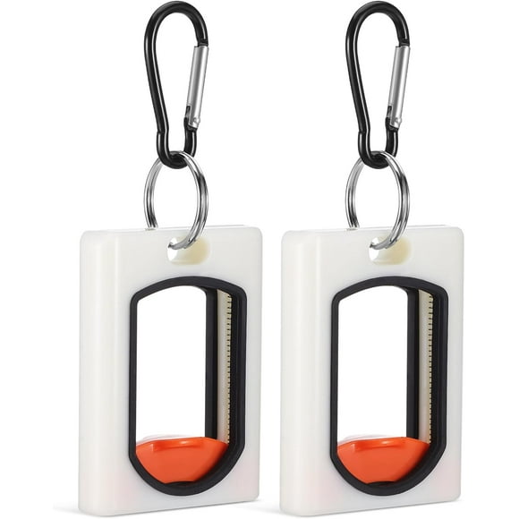ERDS-2pcs Zip Ties Holder, Zip Tie Organizer, Cable Ties Holder, Glow In Portable Zip Tie Holder Cord Management Accessory
