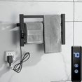thumbnail image 2 of Toallero eléctrico de aluminio shaofei para baño 45-70 Calentador de toallas y porta toallas blanco, 2 of 5