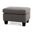 thumbnail image 5 of Springfield Ottoman Modern Upholstered Footrest & Versatile Side Table, 5 of 6
