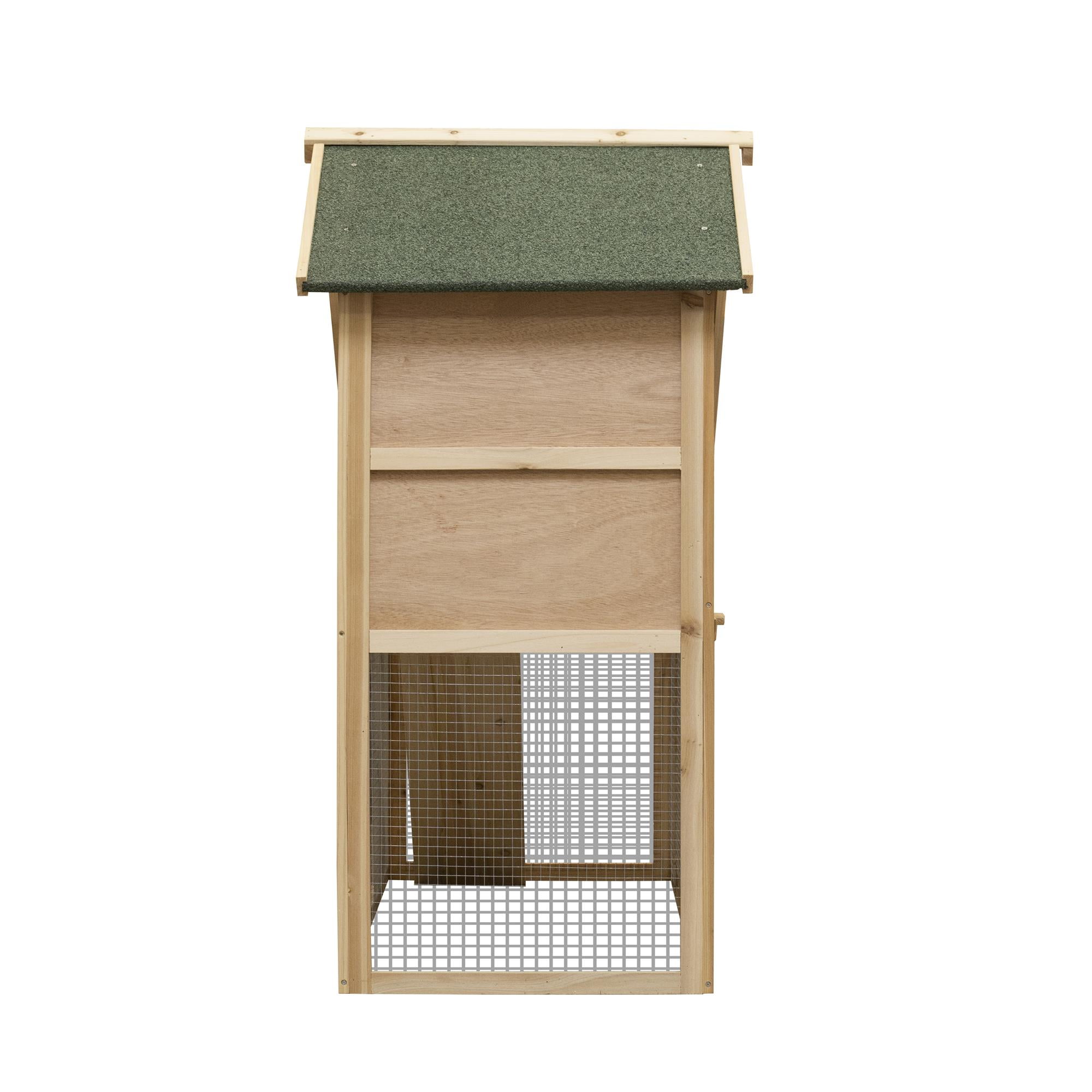 Pefilos 55" Rabbit Hutch Indoor Outdoor, Rabbit Cage with Tray, Wooden Bunny House, 2-Story Guinea Pig Hutch with Run, Beige Pefilos 55" Rabbit Hutch Indoor Outdoor, Rabbit Cage with Tray, Wooden Bunny House, 2-Story Guinea Pig Hutch with Run, Beige
