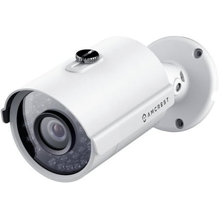 UPC: 0859888005436 | Amcrest Analog Outdoor Security Camera  Bullet 2MP 1080P @ 30fps  Quadbrid HD-CVI/TVI/AHD  98ft Night Vision  IP67 Metal  90° FOV  White (Not an IP Camera) (DVR Required  Not Included) (AMC1080BC36-W)