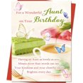 thumbnail image 1 of Tarjeta de felicitación de cumpleaños para tía Mcduldul con sobre y pegatina, 1 of 6