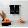 thumbnail image 3 of Serafina Home Halloween Hand Bathroom Towels Set of 2 - Black Cotton Embroidered Skeleton “Dry Your Hands” - 16 x 25” Perfect Fall Bath Home Decor, 3 of 7