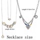 thumbnail image 4 of 2 piezas de collar de nube de flores de corazón de diamante colorido estilo dopamina accesorios para mujer, 4 of 8